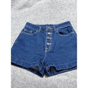BDG Super High Rise Foxy Jean Denim Shorts Button Fly Womens Size 26w